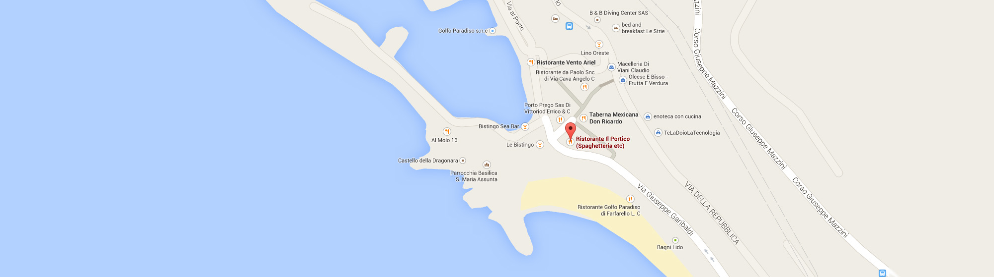 Dove Siamo - Google Maps - Il Portico Di Camogli
